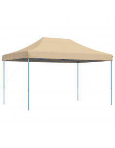 Tenda da Festa Pieghevole Pop-Up Beige 440x292x315 cm 2