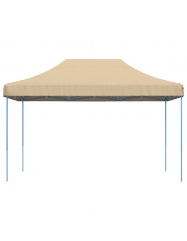 Tenda da Festa Pieghevole Pop-Up Beige 440x292x315 cm