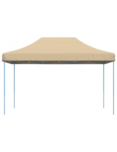 Tenda da Festa Pieghevole Pop-Up Beige 440x292x315 cm