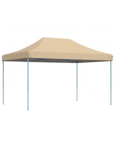 Tenda da Festa Pieghevole Pop-Up Beige 440x292x315 cm
