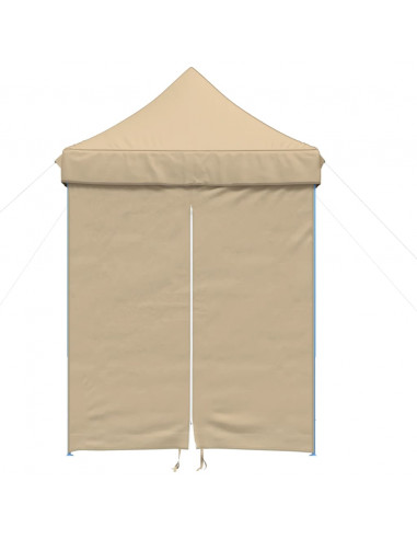Tendone per Feste Pieghevole Pop-Up con 4 Pareti Beige