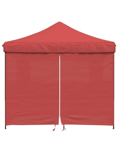 Tendone per Feste Pieghevole Pop-Up con 4 Pareti Bordò