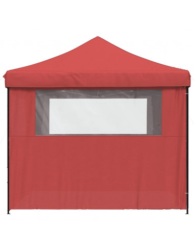 Tendone per Feste Pieghevole Pop-Up con 4 Pareti Bordò