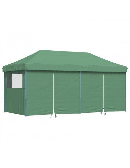 Tendone per Feste Pieghevole Pop-Up con 4 Pareti Verde