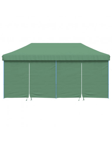 Tendone per Feste Pieghevole Pop-Up con 4 Pareti Verde