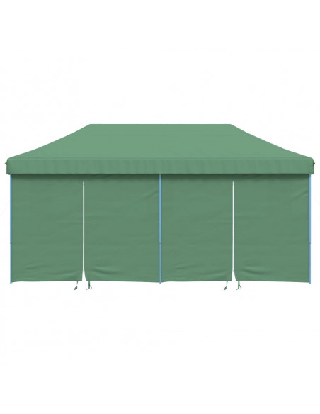 Tendone per Feste Pieghevole Pop-Up con 4 Pareti Verde