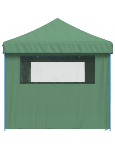 Tendone per Feste Pieghevole Pop-Up con 4 Pareti Verde