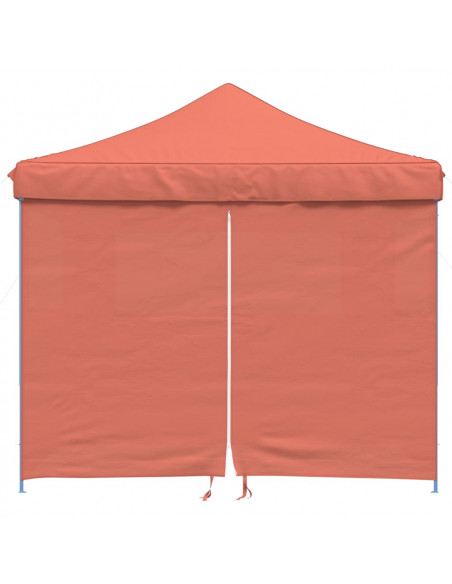 Tendone per Feste Pieghevole Pop-Up con 4 Pareti Terracotta