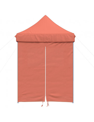 Tendone per Feste Pieghevole Pop-Up con 4 Pareti Terracotta