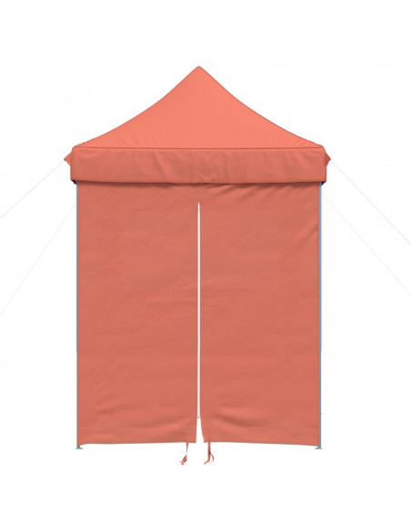 Tendone per Feste Pieghevole Pop-Up con 4 Pareti Terracotta