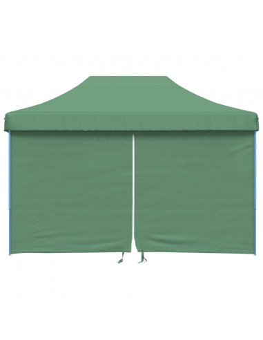 Tendone per Feste Pieghevole Pop-Up con 4 Pareti Verde