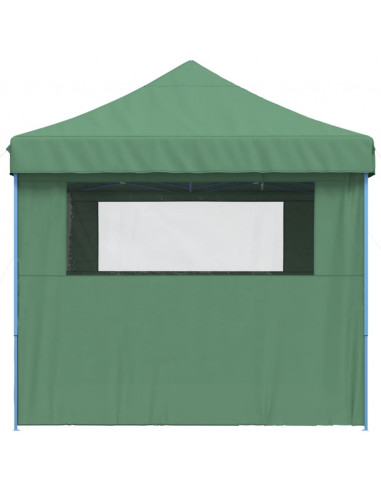 Tendone per Feste Pieghevole Pop-Up con 4 Pareti Verde