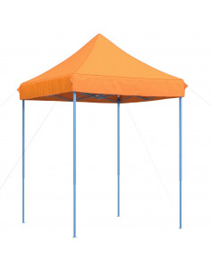 Tenda da Festa Pieghevole Pop-Up Arancione 200x200x306 cm 2