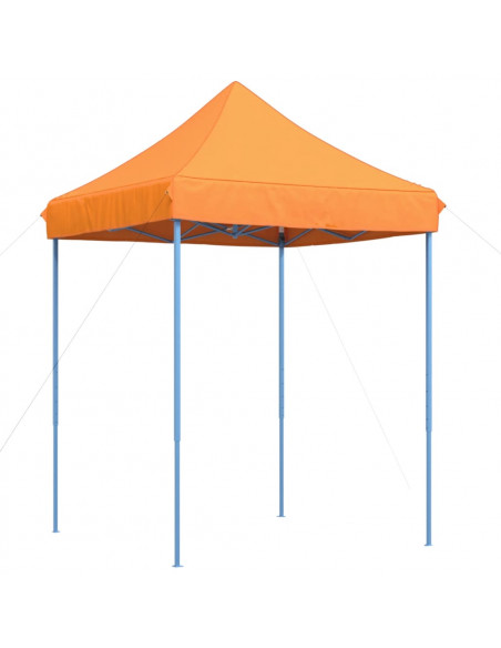 Tenda da Festa Pieghevole Pop-Up Arancione 200x200x306 cm