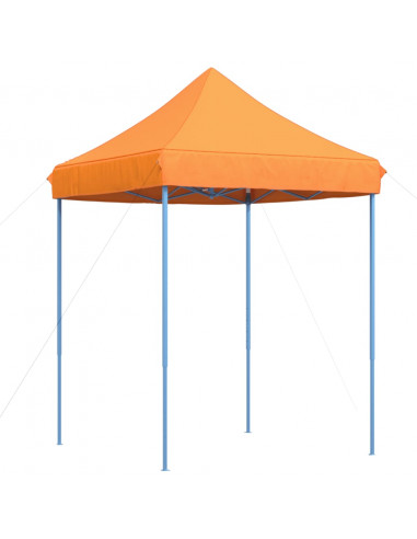 Tenda da Festa Pieghevole Pop-Up Arancione 200x200x306 cm