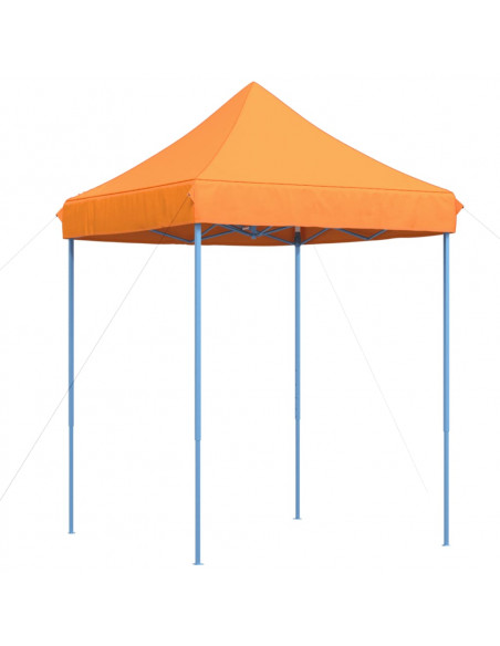 Tenda da Festa Pieghevole Pop-Up Arancione 200x200x306 cm