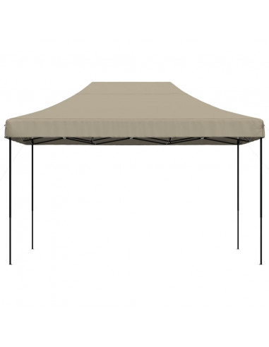 Tenda da Festa Pieghevole Pop-Up Tortora 410x279x315 cm