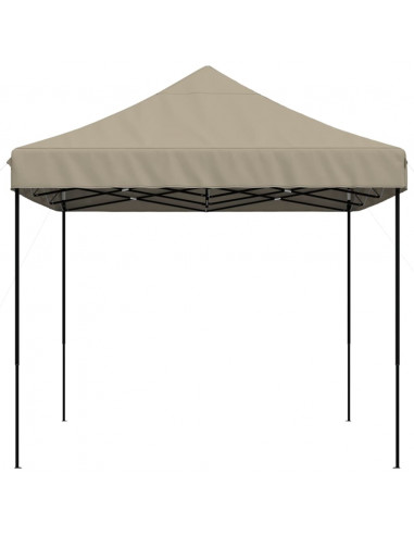 Tenda da Festa Pieghevole Pop-Up Tortora 410x279x315 cm