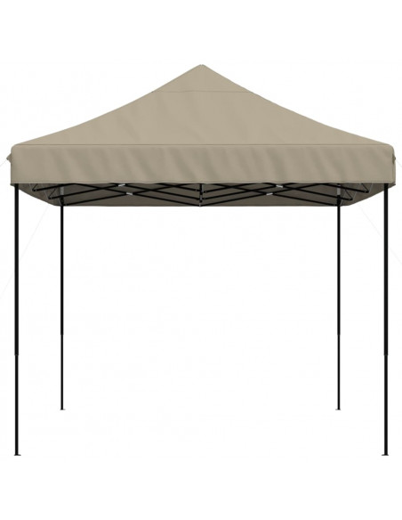 Tenda da Festa Pieghevole Pop-Up Tortora 410x279x315 cm
