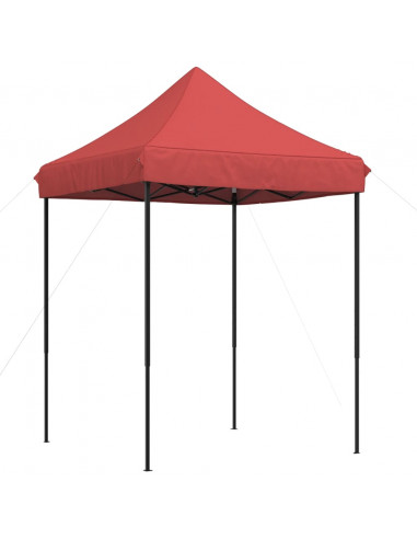 Tenda da Festa Pieghevole Pop-Up Bordò 200x200x306 cm