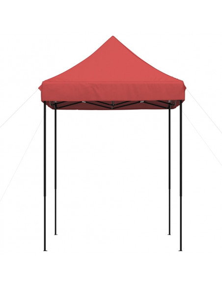 Tenda da Festa Pieghevole Pop-Up Bordò 200x200x306 cm