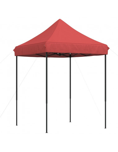 Tenda da Festa Pieghevole Pop-Up Bordò 200x200x306 cm