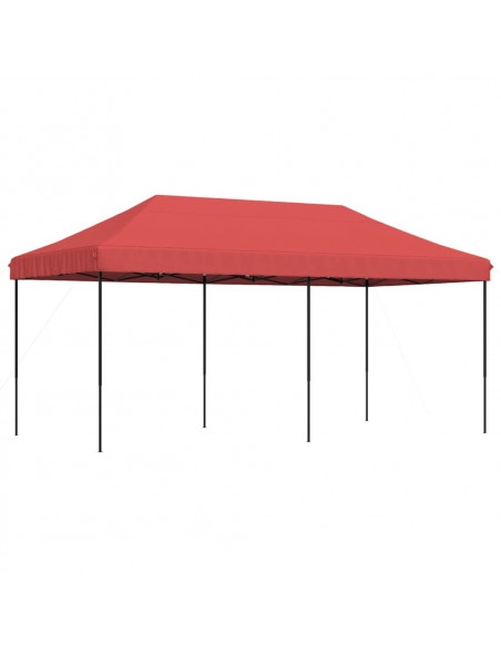 Tenda da Festa Pieghevole Pop-Up Bordò 580x292x315 cm