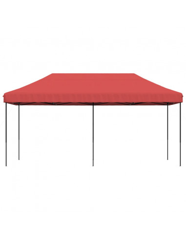 Tenda da Festa Pieghevole Pop-Up Bordò 580x292x315 cm