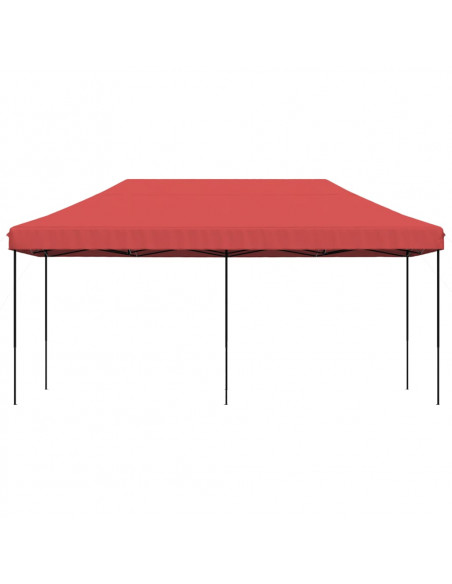 Tenda da Festa Pieghevole Pop-Up Bordò 580x292x315 cm