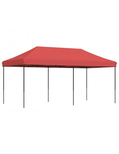 Tenda da Festa Pieghevole Pop-Up Bordò 580x292x315 cm