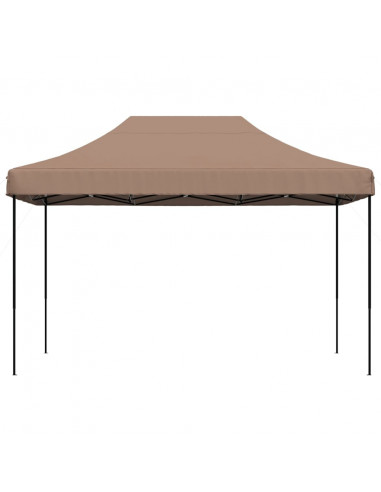 Tenda da Festa Pieghevole Pop-Up Marrone 410x279x315 cm