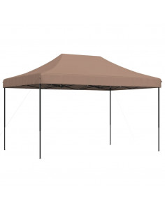 Tenda da Festa Pieghevole Pop-Up Marrone 440x292x315 cm 2