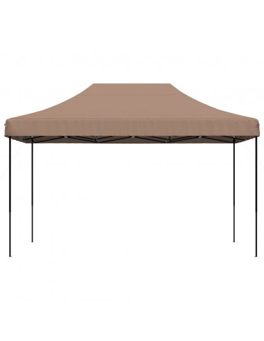 Tenda da Festa Pieghevole Pop-Up Marrone 440x292x315 cm