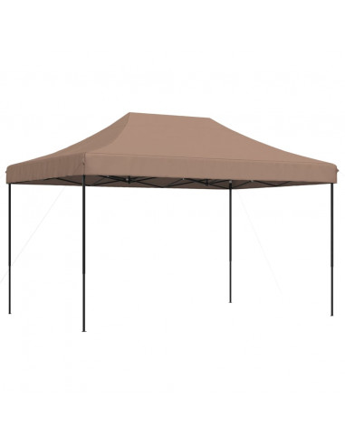 Tenda da Festa Pieghevole Pop-Up Marrone 440x292x315 cm