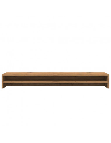 Supporto Monitor Rovere Artigianale 100x24x13 cm Multistrato