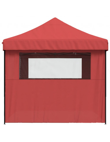Tendone per Feste Pieghevole Pop-Up con 4 Pareti Bordò