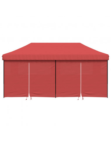 Tendone per Feste Pieghevole Pop-Up con 4 Pareti Bordò