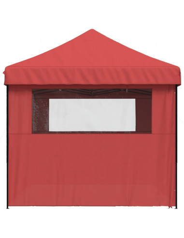 Tendone per Feste Pieghevole Pop-Up con 4 Pareti Bordò