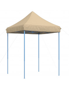 Tenda da Festa Pieghevole Pop-Up Beige 200x200x306 cm 2