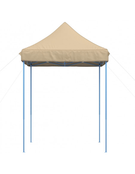 Tenda da Festa Pieghevole Pop-Up Beige 200x200x306 cm