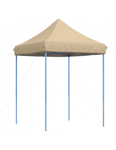 Tenda da Festa Pieghevole Pop-Up Beige 200x200x306 cm