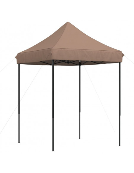 Tenda da Festa Pieghevole Pop-Up Marrone 200x200x306 cm