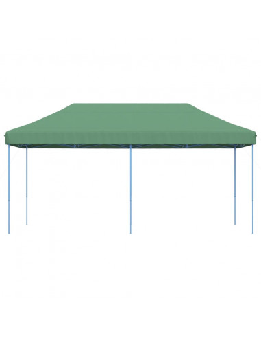 Tenda da Festa Pieghevole Pop-Up Verde 580x292x315 cm