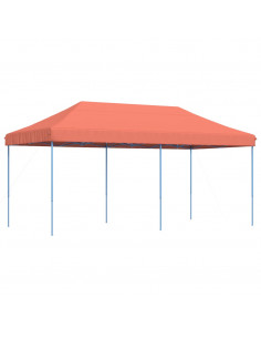 Tenda da Festa Pieghevole Pop-Up Terracotta 580x292x315 cm 2