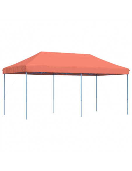 Tenda da Festa Pieghevole Pop-Up Terracotta 580x292x315 cm
