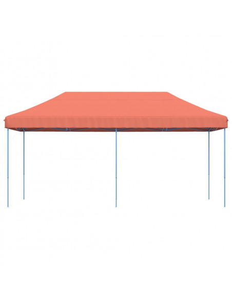 Tenda da Festa Pieghevole Pop-Up Terracotta 580x292x315 cm