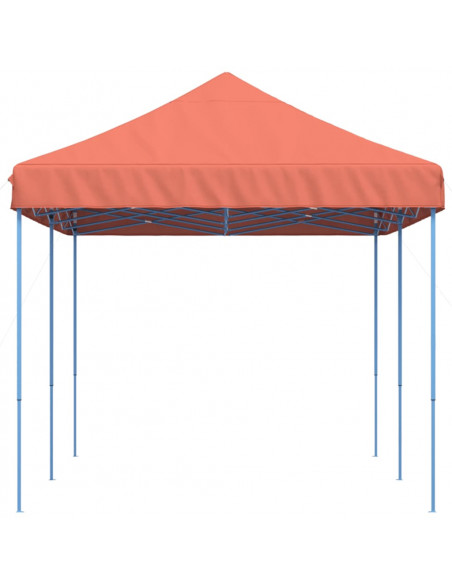 Tenda da Festa Pieghevole Pop-Up Terracotta 580x292x315 cm