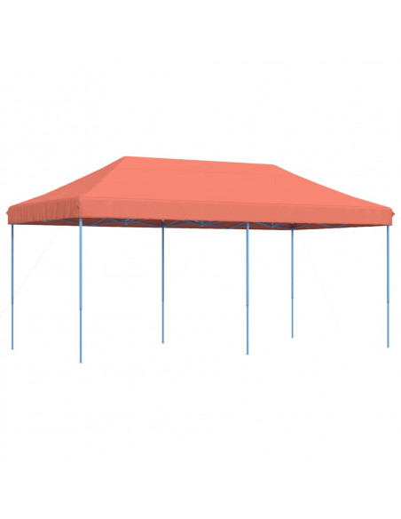 Tenda da Festa Pieghevole Pop-Up Terracotta 580x292x315 cm