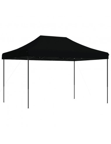 Tenda da Festa Pieghevole Pop-Up Nero 410x279x315 cm