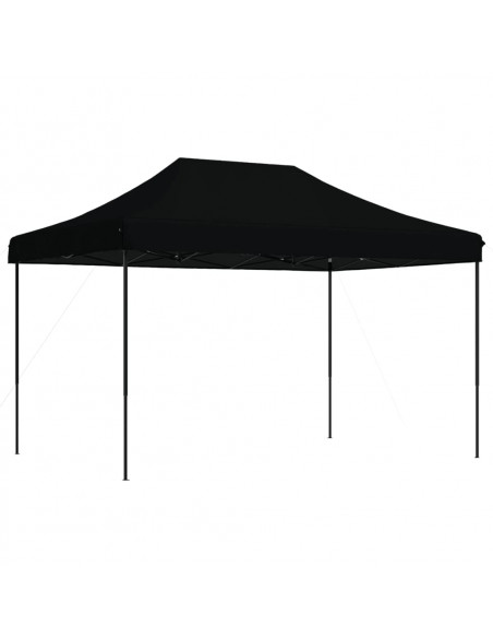 Tenda da Festa Pieghevole Pop-Up Nero 410x279x315 cm